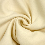 Cream brushed wool blend