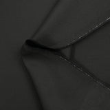 Deep black 100% wool tailoring fabric