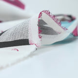 Cotton printed abstract clay background