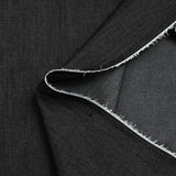 Chambray de polialgodón negro