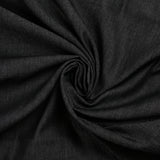 Chambray de polialgodón negro