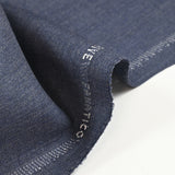 Tissu tailleur 100% laine bleu jean's