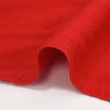 Jersey de algodón acanalado rojo