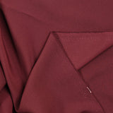 Crêpe de chine polyester rouge grenat