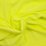 Crepé de China de poliéster amarillo sol
