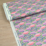 Liberty ® cotton Poppy Canopy purple and pink by the meter