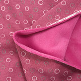 Sweat envers doudou pluie de bulles fond rose