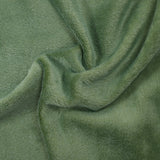 Sweat envers doudou bourgeons d’été vert d'eau et ocre fond kaki