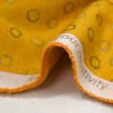 Sweat envers doudou pluie de bulles fond jaune