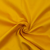 Mustard satin cotton poplin