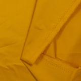 Mustard satin cotton poplin