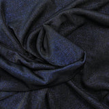 Jersey fino azul eléctrico iridiscente con fondo negro