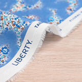 Liberty ® cotton Leontyne Love Emma and Georgina blue by the meter