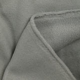 Tissu polaire gris