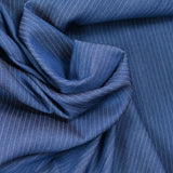 Tencel dark blue striped jeans