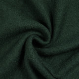100% dark green boiled wool