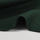 100% dark green boiled wool
