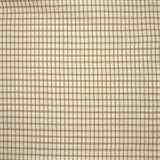 Polyester elastane with camel checkered off-white background