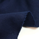 Midnight blue cotton polo knit