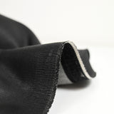 Black coated cotton jeans