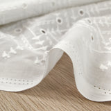 Broderie anglaise Moira blanc cassé