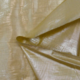 Lamé poliéster rubio dorado