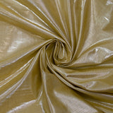 Lamé poliéster rubio dorado