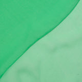 Mousseline 100% green silk