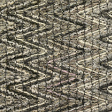 Light gray and ecru herringbone cotton and silk tweed