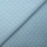 Light blue Eva quilted chambray