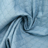 Light blue Eva quilted chambray