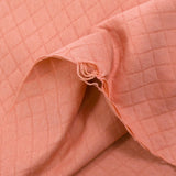 Josie quilted cotton jersey salmon