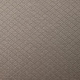 Josie greige quilted cotton jersey