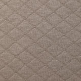 Josie greige quilted cotton jersey