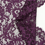 Dentelle festonnée Judith prune