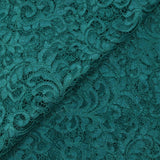 Duck blue Judith scalloped lace
