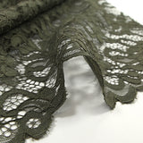Judith khaki scalloped lace