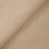 Brown suede backing 100% ecru wool