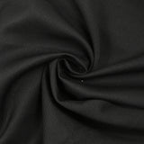 Barbara heat-bonded polyviscose twill crepe black