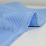 Sky blue fancy honeycomb cotton