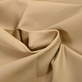 Plain beige silk and polyester