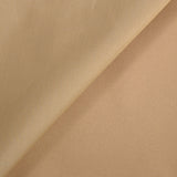 Plain beige silk and polyester