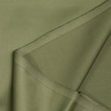 Khaki satin cotton poplin