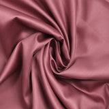 Popeline de coton satinée vieux rose