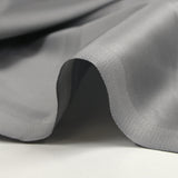 Gray satin cotton poplin