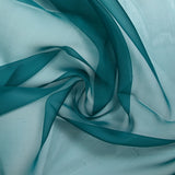 100% plain duck blue silk muslin