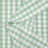 Cotton Vichy 9mm jade green