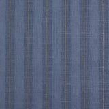 Barbo algodón lino rayas lurex dorado fondo azul