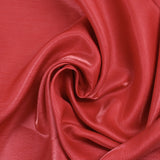 Red laminated effect polyester