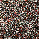 Microfiber printed wild polyester brick black background